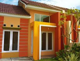 Kombinasi warna cat rumah yang indah pada bagian luar sumber : Pilihan Warna Cat Rumah Minimalis Yang Bagus Dan Mewah