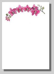 46 0 blüte rosa blume. Briefpapier Orchideen Kreativzauber