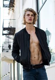 Chuck Bilgrien Male Models Blonde Hair Abs Aesthetic Character Inspiration Grunge Men Blonde Hair Blonde Male Models Blonde Hair Boy