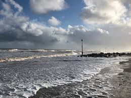 Withernsea, East Yorkshire. Looking out to the North Sea