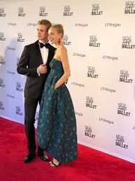 Principal Dancer Chase Finlay and Alexandra Waterbury arrive on ...