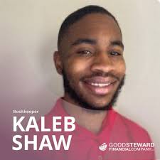 Bookkeeper Kaleb Shaw: Excellence in Accounting & Stewardship