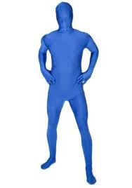 Adult Blue Morphsuit Costume Blue Adult Costume Ad