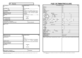 Redactare fisa de inmatriculare auto. Fisa Inmatriculare Pdf