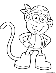 Print Dora Printable S Boots Character451a Coloring Pages Coloring Pages Free Coloring Pages Dora Coloring