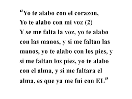 Cancion Yo Te Alabo Con El Corazon Math Math Equations