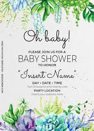 Complete the provided fields on the . Free Oh Baby Cactus Baby Shower Invitation Templates For Word In 2021 Free Printable Baby Shower Invitations Baby Shower Invitation Templates Baby Shower Invitations