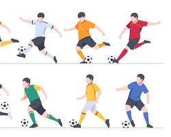 Gambar teknik menendang bola sepak bola