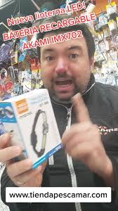 Linterna Akami IMX-702 LED recargable PESCAMAR Torre del Mar  www.tiendapescamar.com Málaga