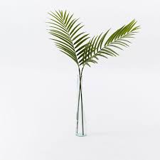 Vector illustration leaves of palm tree. Buy Online Faux Green Palm Plant Leaf Branch Now West Elm Ksa