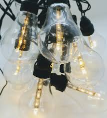 Patio Light String Warm White Light Bulbs Cascading Led Lights