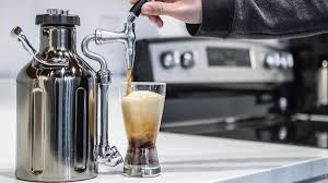 Sight glass shows contents of ukeg and much is left. Stay Awake With These Back To Work Coffee Accessories