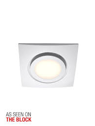 White Exhaust Fan With Led Light Exhaust Fan Exhaust Fan Light Bathroom Exhaust Fan