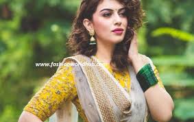 Hansika Motwani In Jayanti Reddy Halfsaree Fashionworldhub She is a student in podar in. hansika motwani in jayanti reddy