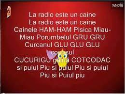 Gaina cotcodac si puiul piu la radio este un miel mielul behehe capra mehehe cainele ham ham pisica miau miau miau porumbelul gru gru curcanul glu glu glu cocosul. Puiul Piu Lyrics Romana Youtube