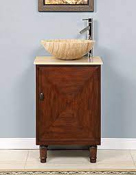 Choose from many small bath vanities up to 24 inches. 20 Inch Vessel Sink Bathroom Vanity With Travertine