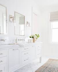 This elegant bathroom vanity features breccia oniciata marble with an ogee edge. 824 Likes 9 Comments Amber Lewis Amberinteriors On Instagram Is Today Monday Nope White Master Bathroom White Vanity Bathroom Bathroom Remodel Master