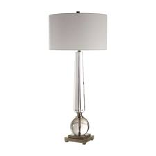 Uttermost Crista Crystal Lamp Lamp White Lamp Shade Cool Floor Lamps