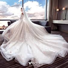 Brautkleid kurz spitze ist besonders elegant. Farbig Champagner Brautkleider 2018 Ballkleid Off Shoulder Kurze Armel 3 4 Armel Ruckenfreies Applikationen Mit Spitze
