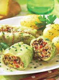 Vegetarische Kohlrouladen Mit Reis Und Pilzen Rezept Rezepte Vegetarische Rezepte Vegetarisch Kochen