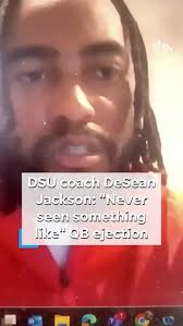 Delaware State coach DeSean Jackson: "That's not unsportsmanlike conduct" 