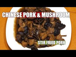 Chinese Pork Mushroom Shiitake Mushrooms Pork Belly Chinese Braised Pork Youtube