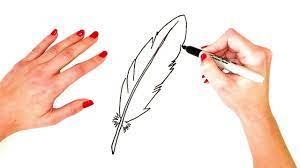 Maybe you would like to learn more about one of these? How To Draw A Feather Step By Step Feather Drawing Easy Drawing Tutorial Youtube