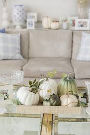 Fiery flowers centerpiece go for bold red and yellow blooms instead of the usual muted fall tones. Fall Home Tour 2018 Fashionable Hostess
