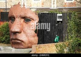 River Stour, vicino al Marlowe Theatre, Canterbury, Kent, Gran Bretagna  Foto stock