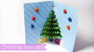 People enjoy getting homemade cards because they reflect the love and care you put into making them. 3d Christmas Pop Up Card How To Make A Paper Christmas Tree Pop Up Card Youtube