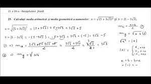 La definimos como el valor característico de la serie de datos resultado de la suma de todas las observaciones dividido por el número total de datos. Cl A Vii A Rec FinalÄ Ex 25 Media Aritmetica Si Geometrica A 5 3 3 2 Èi B 5 3 3 Youtube