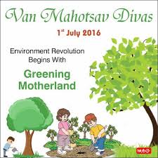 Plant Trees To Save Earth Van Mahotsav Growing Tree