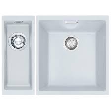 Maybe you would like to learn more about one of these? Franke Sirius 1 5 Bowl White Tectonite Undermount Kitchen Sink Pack L R Handed