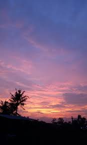 Senja Kemarin Sore Latar Belakang Gambar Awan Pemandangan
