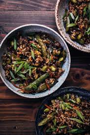 Healthy Vegan Fried Rice Recipe Whole Food Recipes Vegetarian Recipes Vegan Fries
