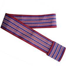 Gamboa Standard Genuine Panama Hat Band Striped Red And Blue With White Details Hat Band Panama Hat Red And Blue