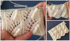 Ajur Kurtcuk Ornekli 2 Sis Modeli Orgu Ajur Kurtcuk Modeli Orgu Ornekli Sis Strickmuster Strickmuster Baby Strickmuster Stickerei