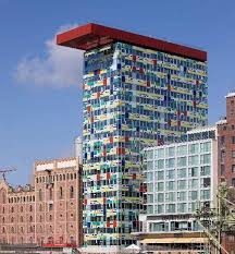 Hotel Innside Dusseldorf Hafen Dusseldorf Duitsand 2001 William Allen Alsop Dusseldorf Hafen Baubeginn Bau