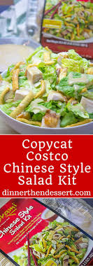 Costco Chinese Style Salad Kit Copycat Dinner Then Dessert Chicken Salad Recipes Salad Kits Asian Salad Recipe