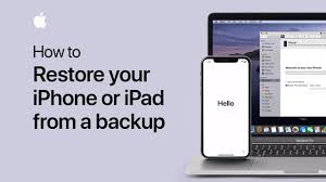 How To Restore Your Iphone Ipad Or Ipod Touch From A Backup In Macos C Ipod Touch Ipad Apple Support