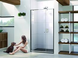 Matki One Recess Shower Door With Black Frame Shower Doors Framed Shower Door Luxury Shower Enclosures