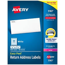 Stationary, seasonal decor, costumes, arts & crafts Avery 5160 Address Labels 30 Labels Per Sheet Quill Com
