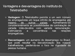 O teletrabalho já era uma modalidade de emprego em crescimento no mundo inteiro, justamente pela sua possibilidade de flexibilização, pelas vantagens apresentadas ao empregador na contenção de gastos e pelas tecnologias da comunicação, que avançaram a um patamar suficiente para tornar a organização e comunicação das funções. Direito Eletronico Teletrabalho Tele Emprego Home Office Ppt Carregar