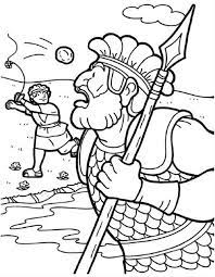 Learning about the biblical story of exodus with a coloring activity. David And Goliath Coloring Pages Best Coloring Pages For Kids