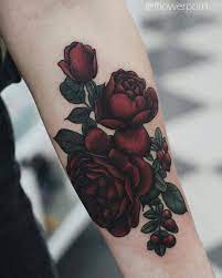 Pin By Michelle Rivera On Tattoo Ideas Tattoos Red Rose Tattoo Rose Tattoos