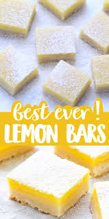 Classic Lemon Bars With Shortbread Crust Very Easy Recipe Lemon Bars Easy Lemon Dessert Recipes Lemon Bars Recipe
