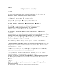 A value of zero can be. Snc1d1 Biology Unit Test Review Key