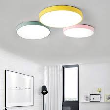 Modern Ceiling Lights Round Led Ceiling Lamp Macaron Light Kitchen Fixtures Living Room Luminaria Kids Room Home Lighting Ceiling Lights Modern Ceiling Light Ceiling Lamps Living Room