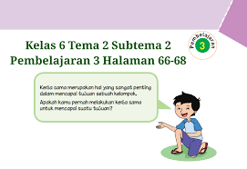 Kunci Jawaban Buku Tematik Tema 2 Kelas 6 Halaman 66 67 68 Koesrow