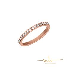 Rose gold is a favorite jewelry metal for many. Rose Crystal Ring De Purelei